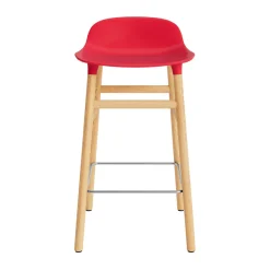 - Form Barstool 65 cm - Rød/Eg*Normann Copenhagen Outlet