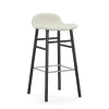 - Form Barstool 75 cm Full Upholstery Black Oak*Normann Copenhagen New