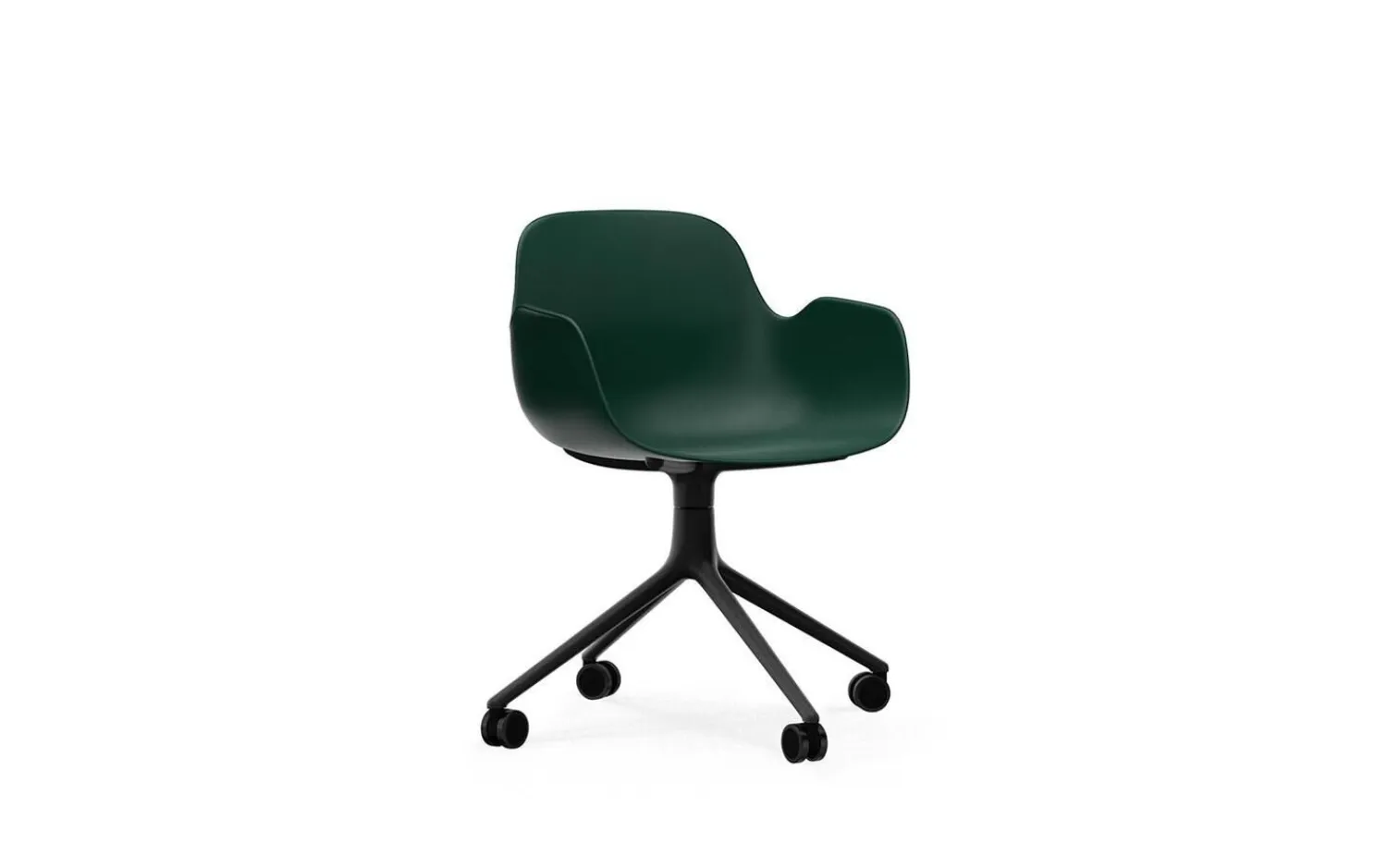 - Form Armchair Swivel 4W Black Alu*Normann Copenhagen Hot