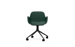 - Form Armchair Swivel 4W Black Alu*Normann Copenhagen Hot