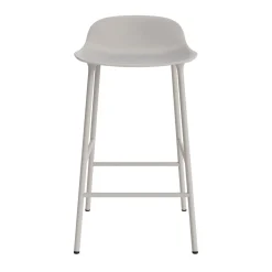 - Form Barstool 65 cm - Lys grå/Stål*Normann Copenhagen Clearance