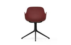 - Form Armchair Swivel 4L Black Alu^Normann Copenhagen