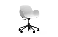 - Form Armchair Swivel 5W Gas Lift Black Alu*Normann Copenhagen