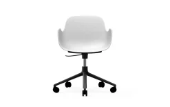 - Form Armchair Swivel 5W Gas Lift Black Alu*Normann Copenhagen