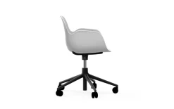 - Form Armchair Swivel 5W Gas Lift Black Alu*Normann Copenhagen