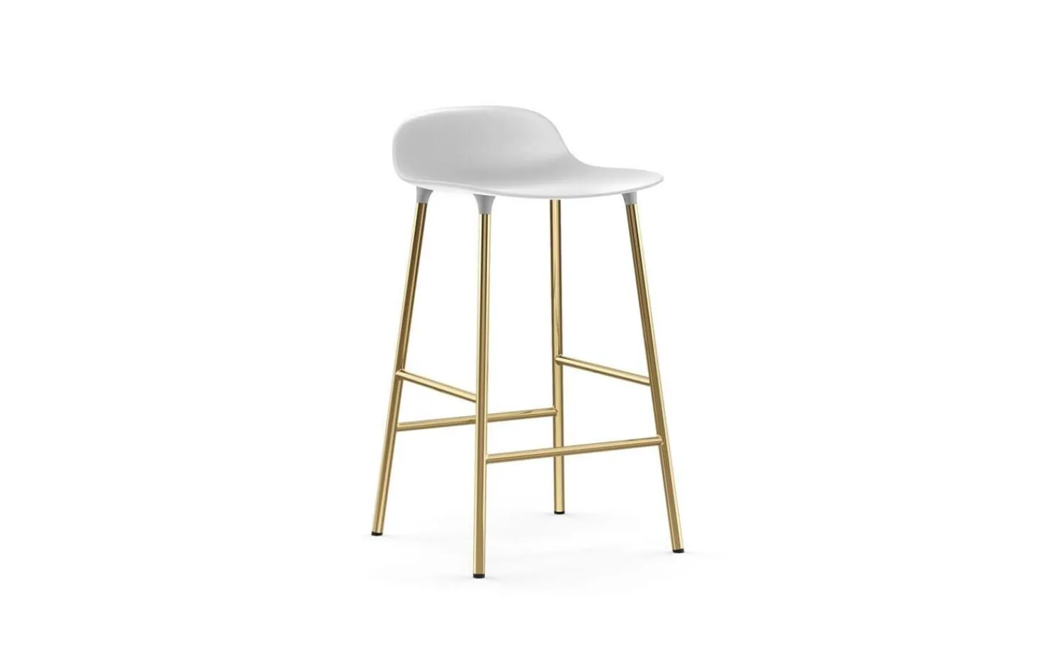 - Form Barstool 65 cm Brass^Normann Copenhagen Clearance