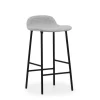 - Form Barstool 65 cm Full Upholstery Steel*Normann Copenhagen New