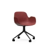 - Form Armchair Swivel 4W Black Alu^Normann Copenhagen Hot