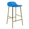 - Form Barstool 65 cm - Blå/Messing^Normann Copenhagen Outlet