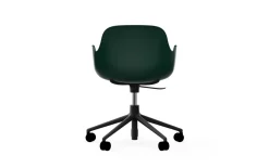 - Form Armchair Swivel 5W Gas Lift Black Alu*Normann Copenhagen Outlet