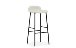 - Form Barstool 75 cm Full Upholstery Steel*Normann Copenhagen Best