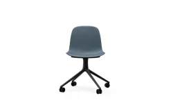 - Form Chair Swivel 4W Black Alu^Normann Copenhagen New
