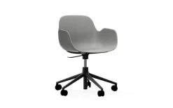 - Form Armchair Swivel 5W Gas Lift Black Alu^Normann Copenhagen Best