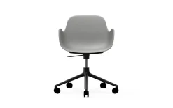 - Form Armchair Swivel 5W Gas Lift Black Alu^Normann Copenhagen Best