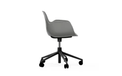 - Form Armchair Swivel 5W Gas Lift Black Alu^Normann Copenhagen Best