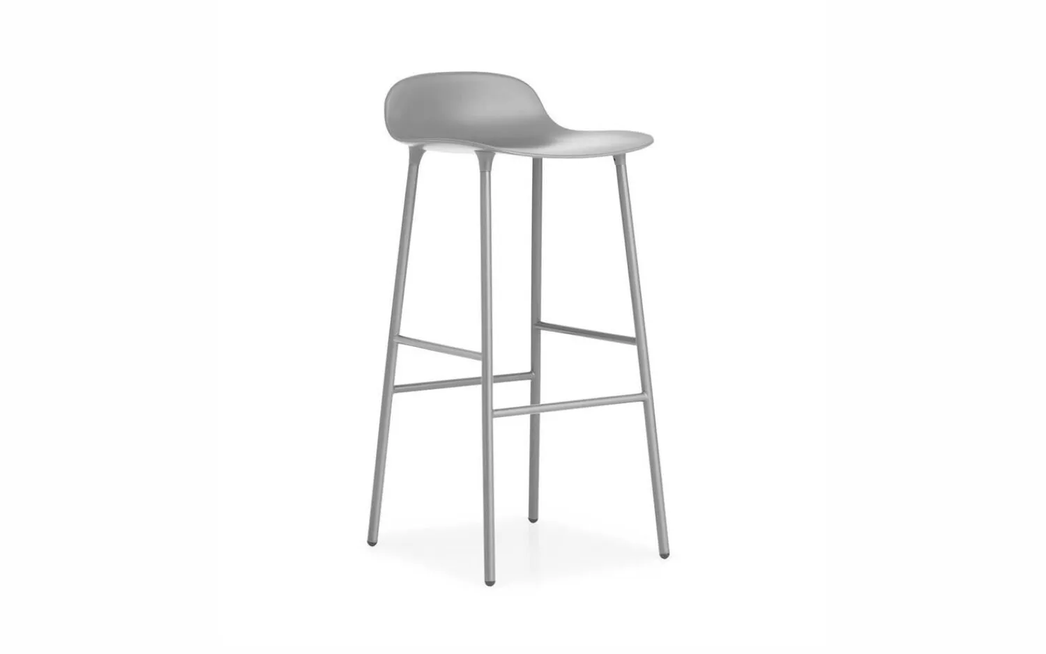 - Form Barstool 75 cm Steel^Normann Copenhagen Clearance