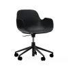- Form Armchair Swivel 5W Gas Lift Black Alu*Normann Copenhagen New