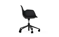 - Form Armchair Swivel 5W Gas Lift Black Alu*Normann Copenhagen New