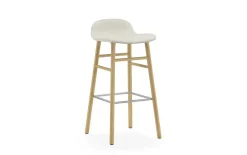 - Form Barstool 75 cm Full Upholstery Oak^Normann Copenhagen Discount