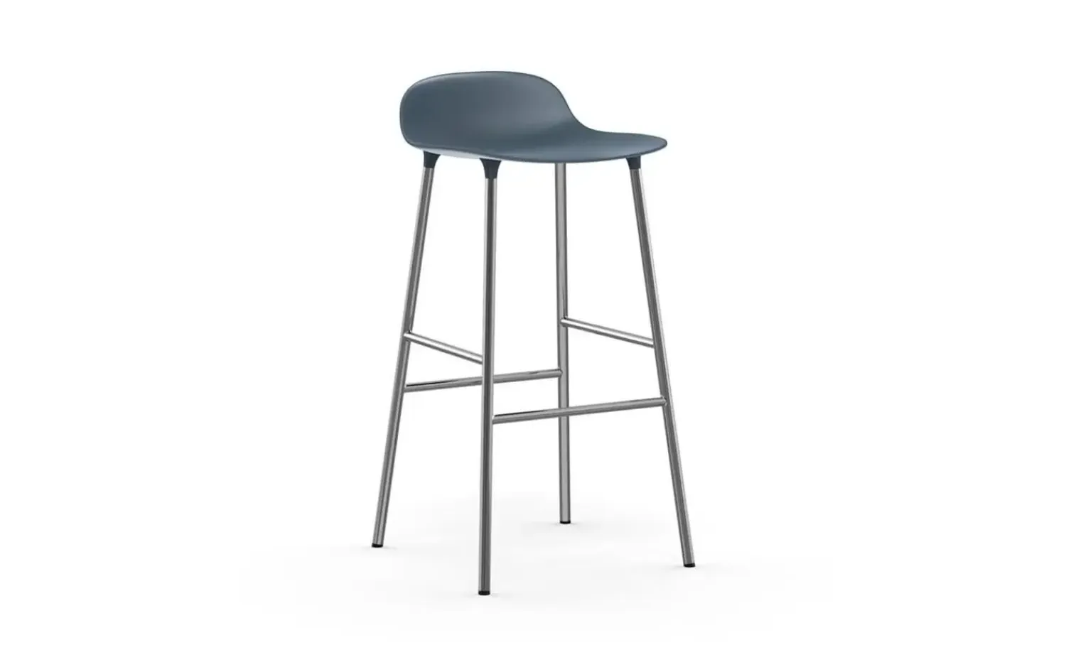 - Form Barstool 75 cm Chrome^Normann Copenhagen