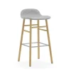 - Form Barstool 75 cm Full Upholstery Oak*Normann Copenhagen Outlet