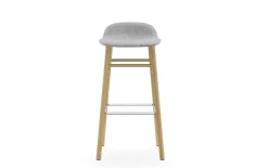 - Form Barstool 75 cm Full Upholstery Oak*Normann Copenhagen Outlet