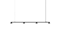 - Hat Lampe Linear, Large - Sort, 167x9x6 cm^Normann Copenhagen Sale