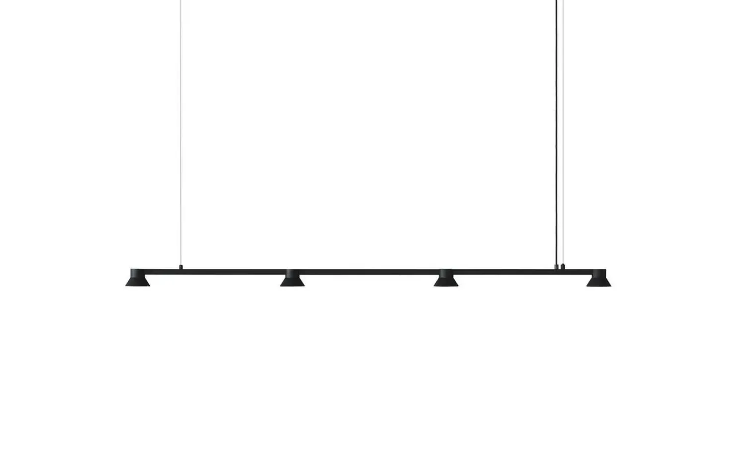 - Hat Lampe Linear, Large - Sort, 167x9x6 cm^Normann Copenhagen Sale
