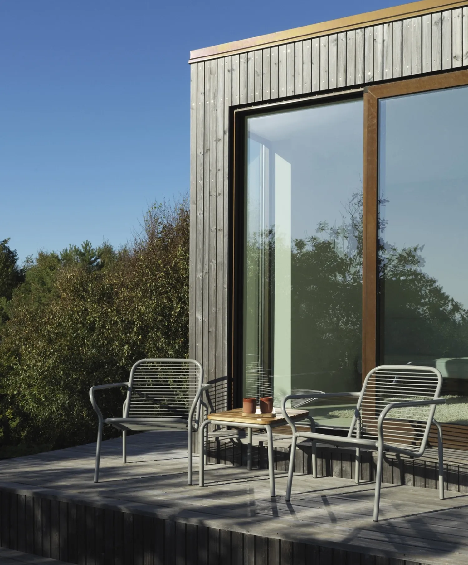 - Havebord - Vig Robinie - 55x45 - Grå^Normann Copenhagen Sale