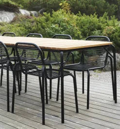 - Havebord - Vig Robinie - 90x200 - Sort*Normann Copenhagen New