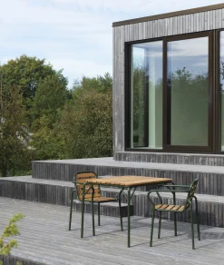 - Havebord - Vig Robinie - 90x80 - Mørke grøn^Normann Copenhagen New