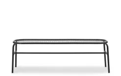 - Havebænk - Vig - Sort - 150 x 50 x 46 cm^Normann Copenhagen Outlet