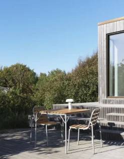 - Havebord - Vig Robinie - 90x80 - Grå*Normann Copenhagen New