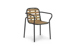 - Havestol - armstol - Vig Robinie - Sort*Normann Copenhagen Online