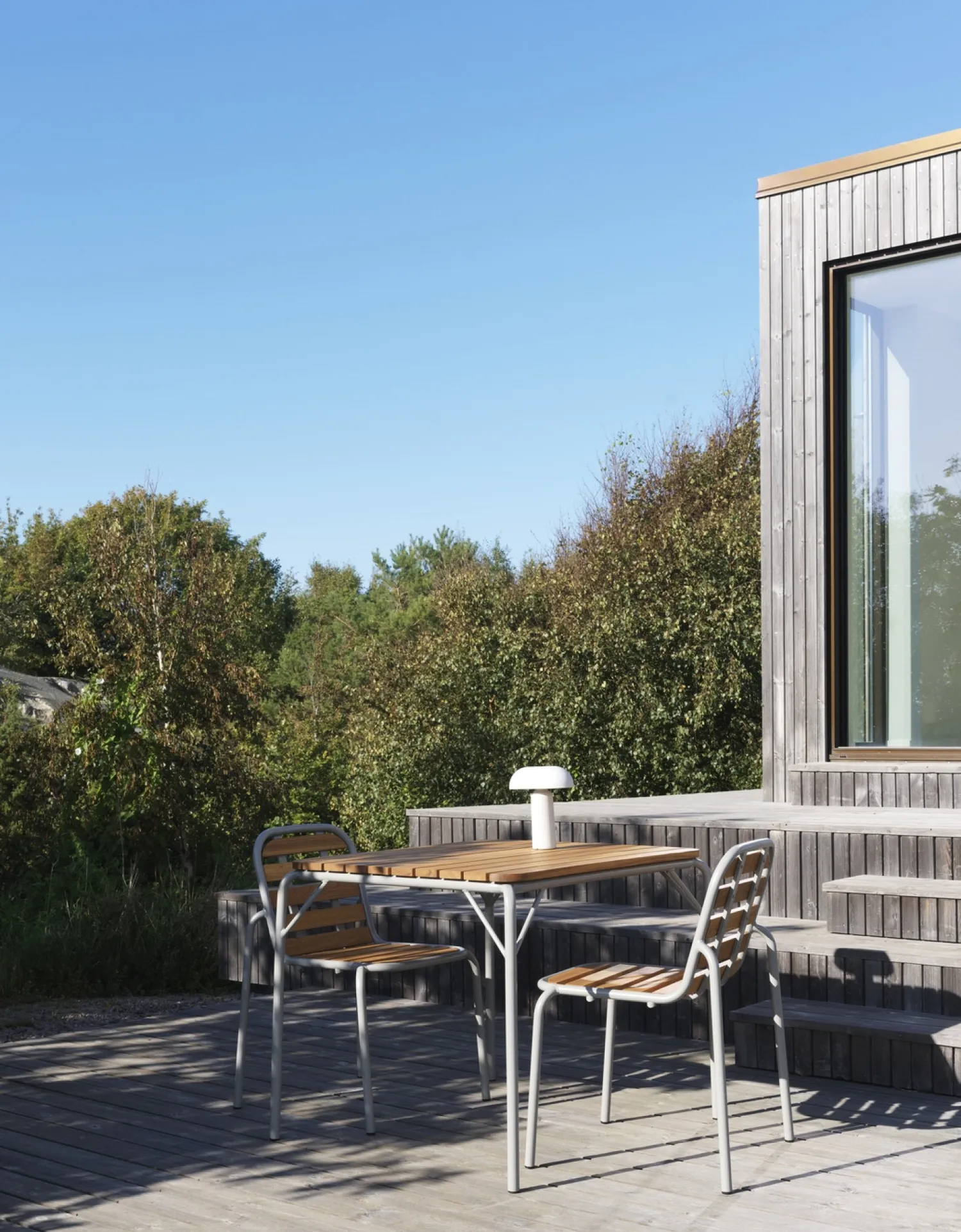 - Havestol - Vig Robinie - Grå*Normann Copenhagen Online