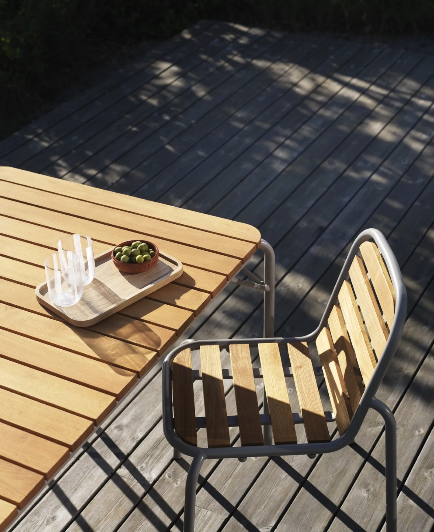 - Havestol - Vig Robinie - Grå*Normann Copenhagen Online