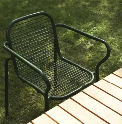 - Havestol - armstol - Vig - Mørke grøn*Normann Copenhagen Discount