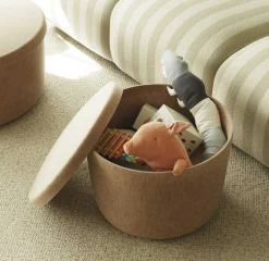 - Hide Opbevarings Puf - Sand - Small*Normann Copenhagen Sale