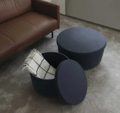 - Hide Opbevarings Puf - Blå - Large*Normann Copenhagen New