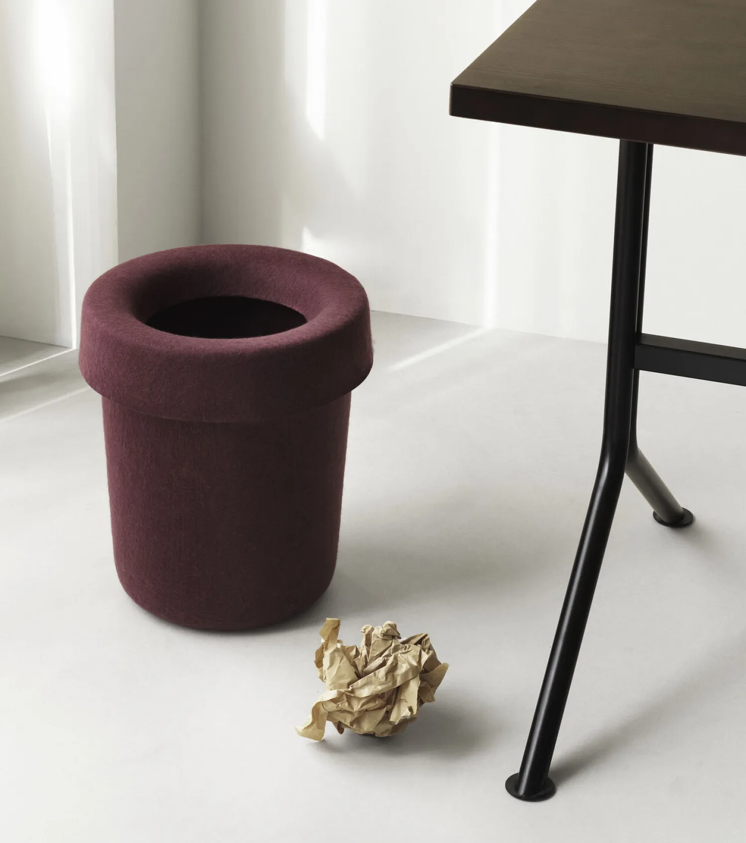 - Hide Office Bin Burgundy*Normann Copenhagen Best