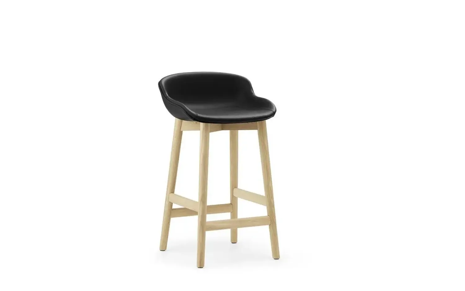 - Hyg Barstool 65 cm Full Upholstery Oak^Normann Copenhagen Hot