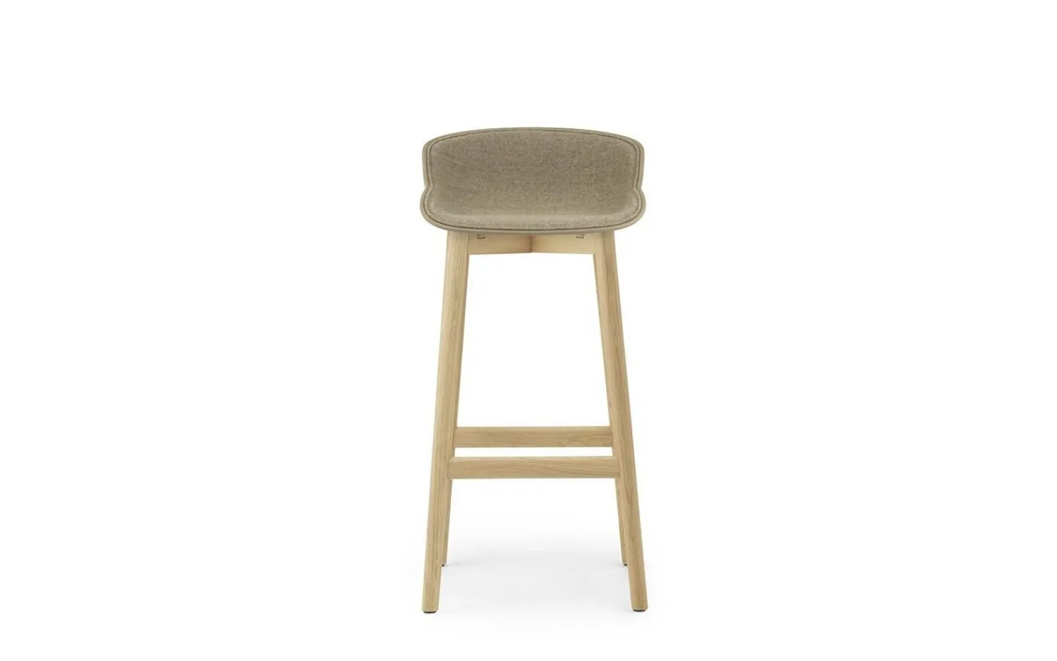 - Hyg Barstool 75 cm Front Upholstery Sand & Oak*Normann Copenhagen Online