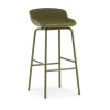 - Hyg Barstool 75 cm Front Upholstery Olive & Olive Steel^Normann Copenhagen Best
