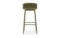 - Hyg Barstool 75 cm Front Upholstery Olive & Olive Steel^Normann Copenhagen Best