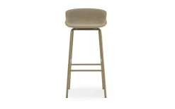 - Hyg Barstool 75 cm Front Upholstery Sand & Sand Steel^Normann Copenhagen Outlet