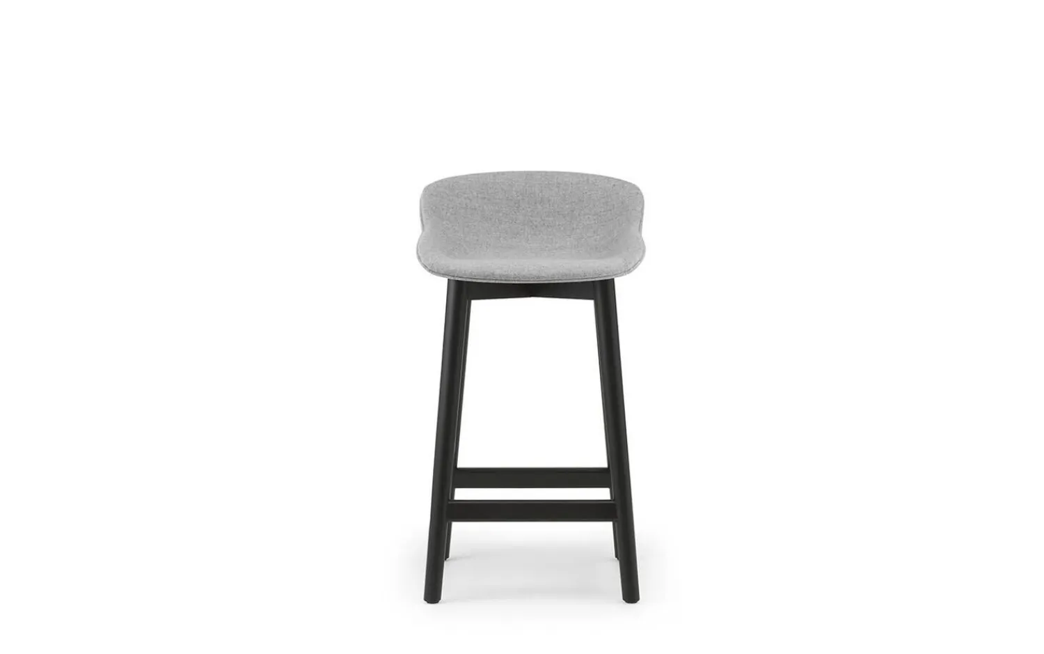 - Hyg Barstool 65 cm Full Upholstery Black Oak*Normann Copenhagen Discount