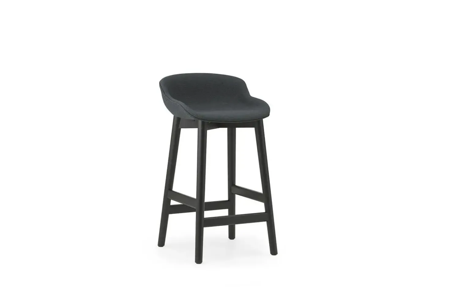 - Hyg Barstool 65 cm Full Upholstery Black Oak^Normann Copenhagen Sale