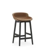 - Hyg Barstool 65 cm Full Upholstery Black Oak*Normann Copenhagen New