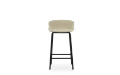 - Hyg Barstool 65 cm Full Upholstery Black Steel^Normann Copenhagen New