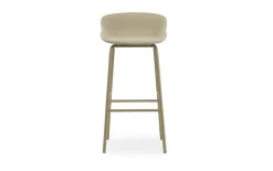 - Hyg Barstool 75 cm Full Upholstery Sand Steel^Normann Copenhagen Best